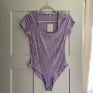NWT Lavender short sleeve bodysuit